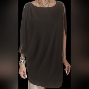 Cache Elegant Black Women's Top